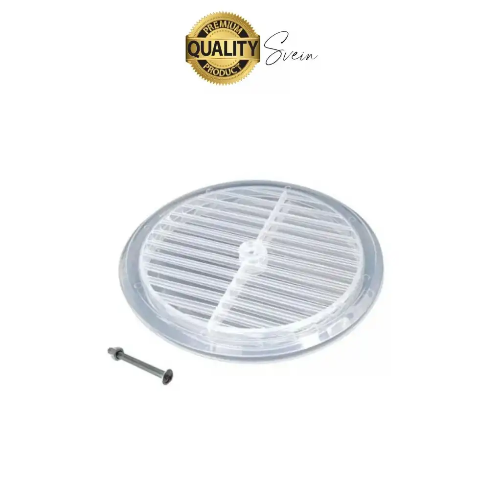 Aç Kapa Yalıtımlı Havalandırma Ayarlı 18cm Şeffaf Kapak Cam Menfezi Doğalgaz Boşluk Aparatı Başlık