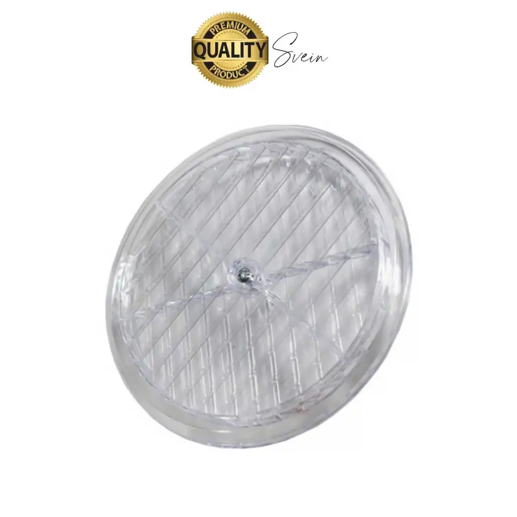 Aç Kapa Yalıtımlı Havalandırma Ayarlı 18cm Şeffaf Kapak Cam Menfezi Doğalgaz Boşluk Aparatı Başlık