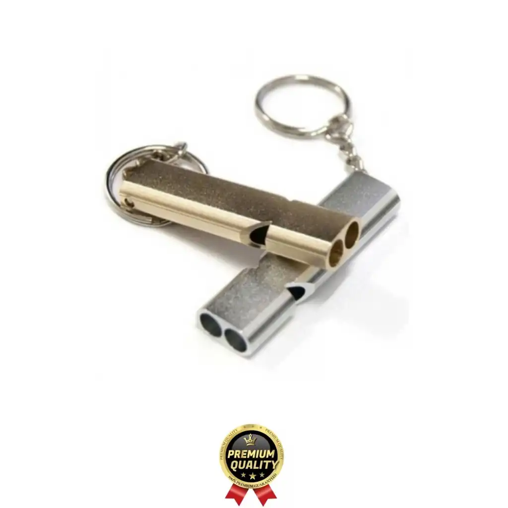 Özel Üretim Paslanmaz Çelik Acil Afet Deprem Spor Stadyum Kamp Alüminyum SOS Düdük Anahtarlık