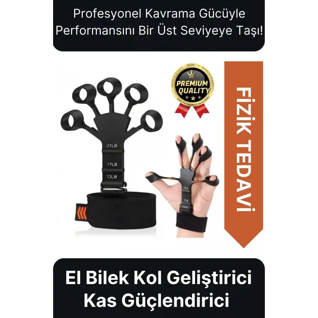Premium Fizik Tedavi Silikon El Bilek Parmak Kas Kol Güçlendirici Geliştirici Egzersiz Lastik Kayışı