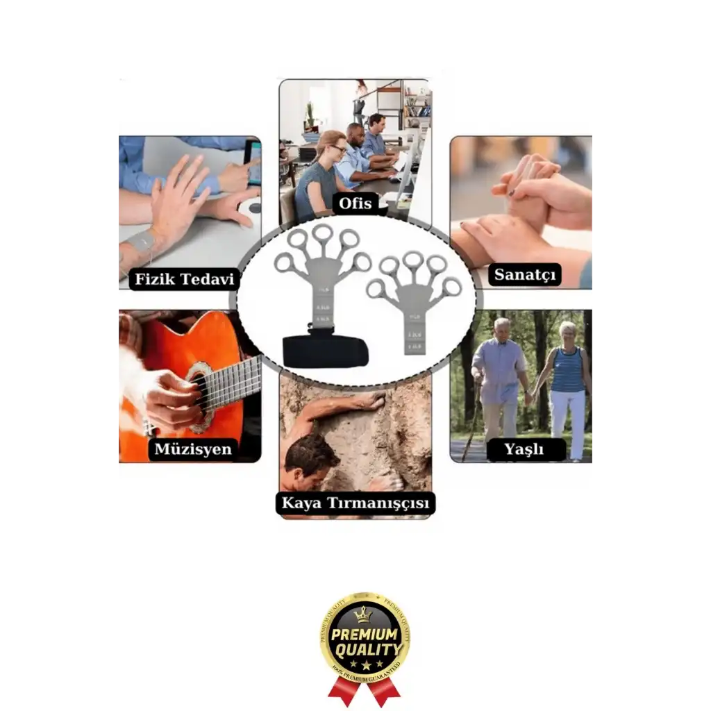 Premium Fizik Tedavi Silikon El Bilek Parmak Kas Kol Güçlendirici Geliştirici Egzersiz Lastik Kayışı