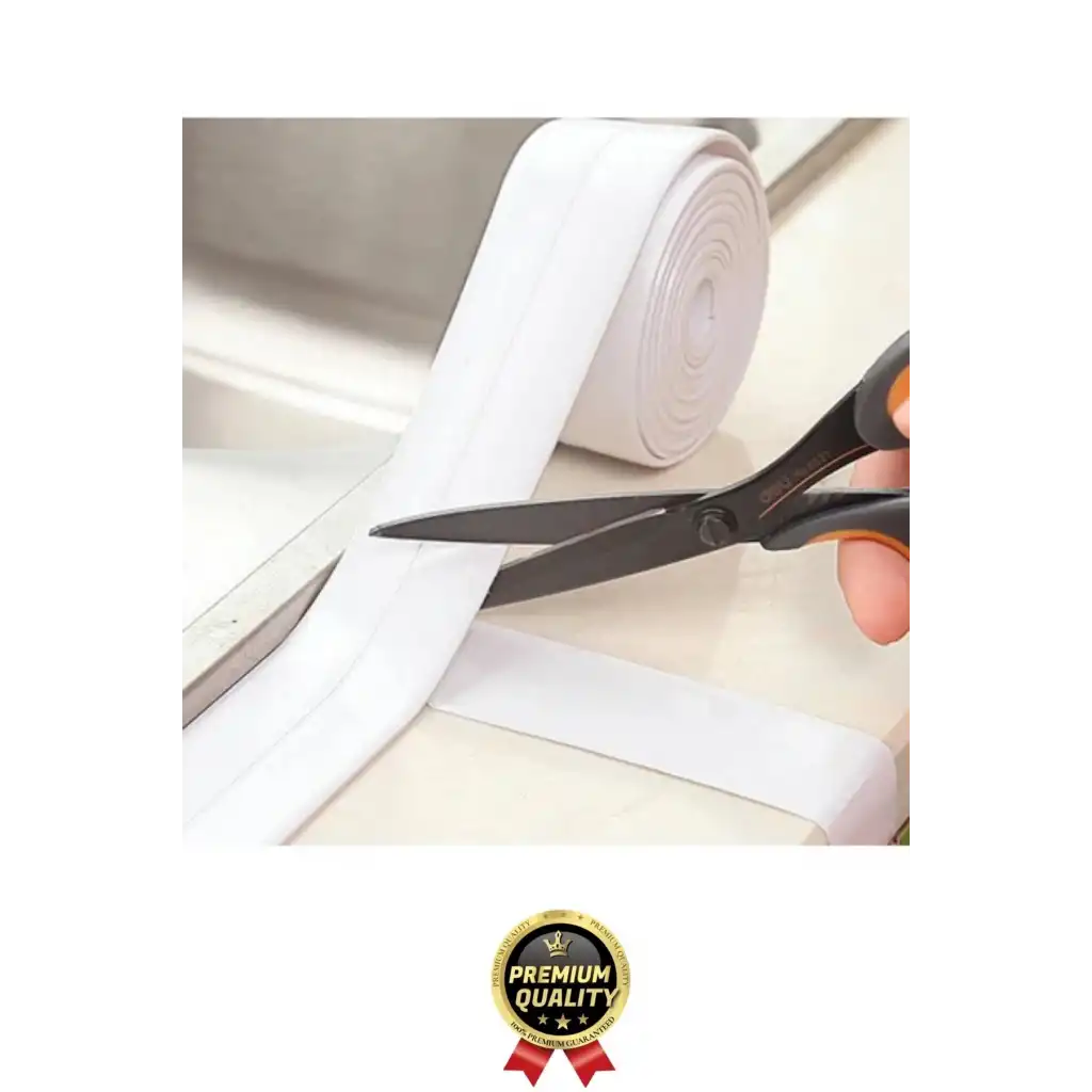 Güçlü Beyaz Ocak Tezgah Kenarı Mutfak Banyo Sızdırmaz Bant Su Geçirmez Küfe Dayanıklı 3,2 mt 1 Adet