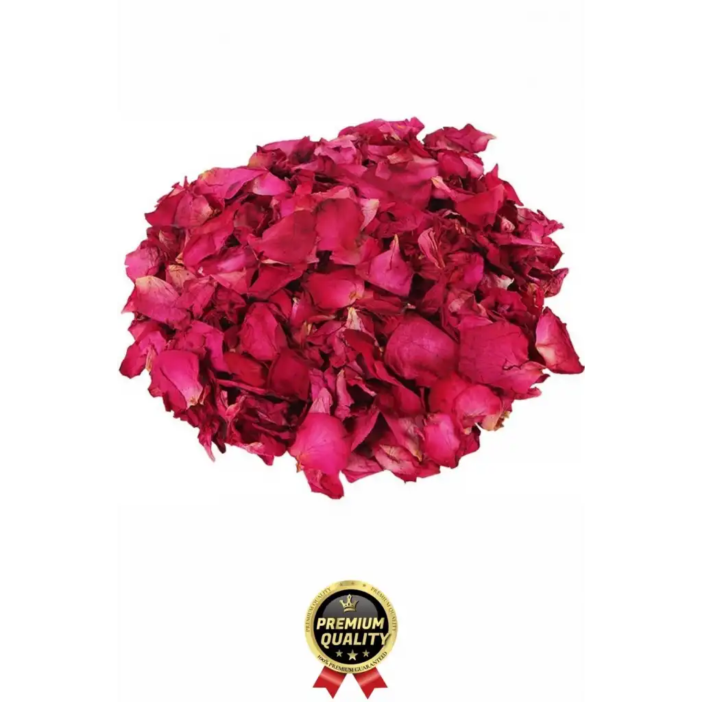 Özel Tasarım Sevgili Dekoratif Hediye Süs Dekor Romantik Kokulu Kırmızı Gül Kurusu Yaprağı 100 Gr