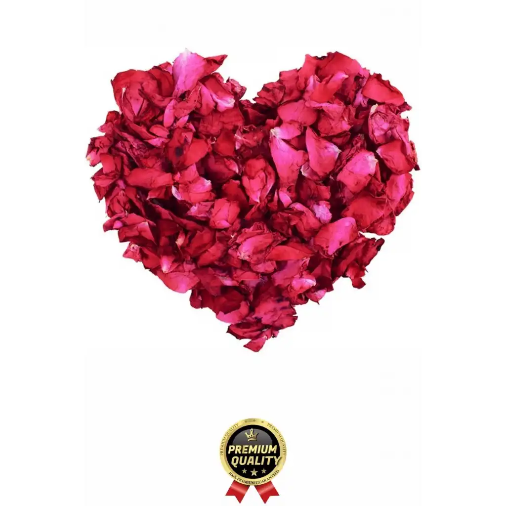 Özel Tasarım Sevgili Dekoratif Hediye Süs Dekor Romantik Kokulu Kırmızı Gül Kurusu Yaprağı 100 Gr