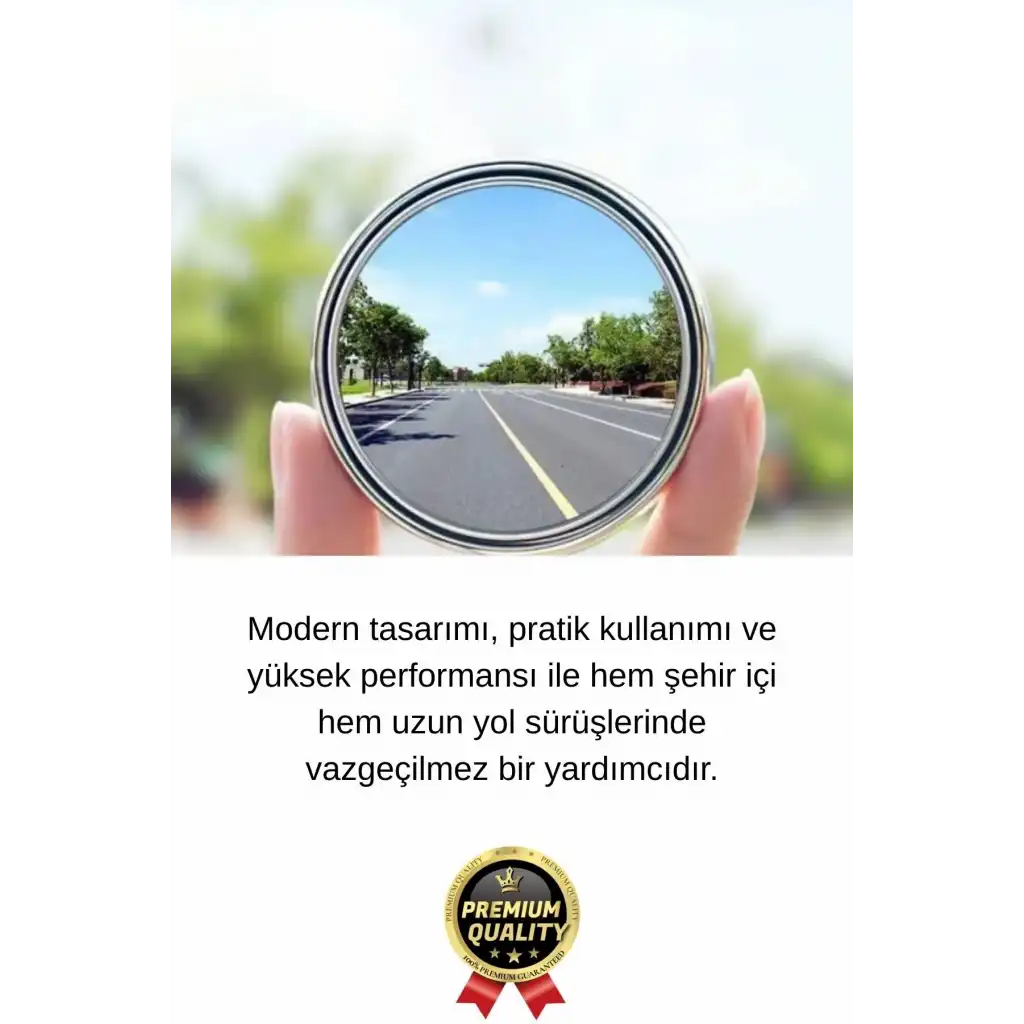 Özel Üretim Maksimum Görüş Artıran İç Bükey Ayarlanabilir Araba Kör Nokta Ayna Seti 2 Adet