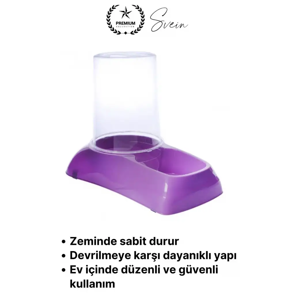 #otomatikmamakabı 3 Lt Otomatik Hazneli Kedi Köpek Mama Kabı Su Besin Uzun Süreli Evcil Hayvan Besin