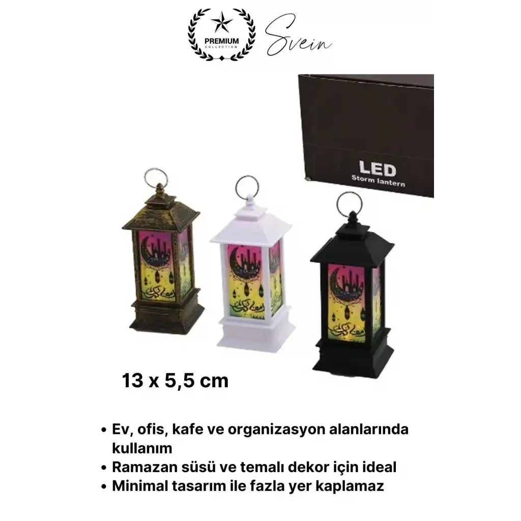 #Ramazan Sıcak Işık Manevi Huzur Ramazan Ayı Temalı Ambiyans Led Aydınlatma Işık Kubbe Pilli 1 Adet