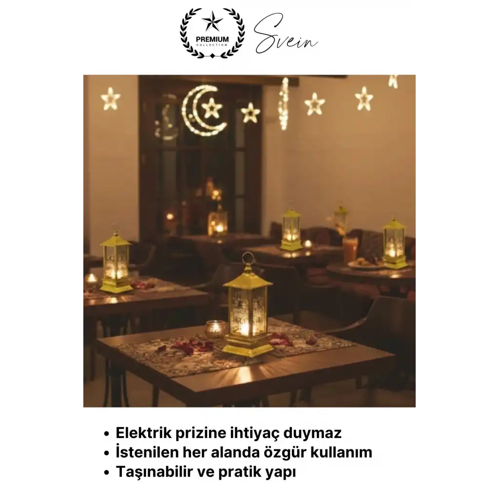 #Led Masaüstü Kubbe Tasarım Sıcak Renk Pilli Gold Ramazan Ayı Dekoratif Obje Hediyelik Led ışık