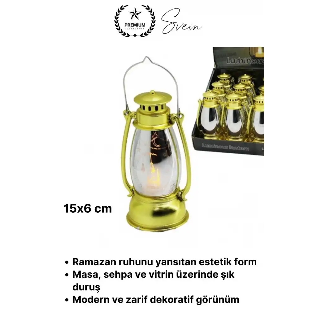 #LedLamba Gaz Lambası Tasarımlı Plastik Pilli Led Masaüstü Ramazan Özel Hediyelik Dekoratif Işık