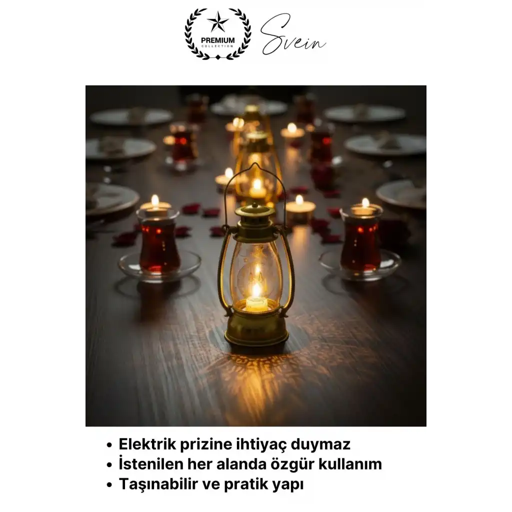 #LedLamba Gaz Lambası Tasarımlı Plastik Pilli Led Masaüstü Ramazan Özel Hediyelik Dekoratif Işık