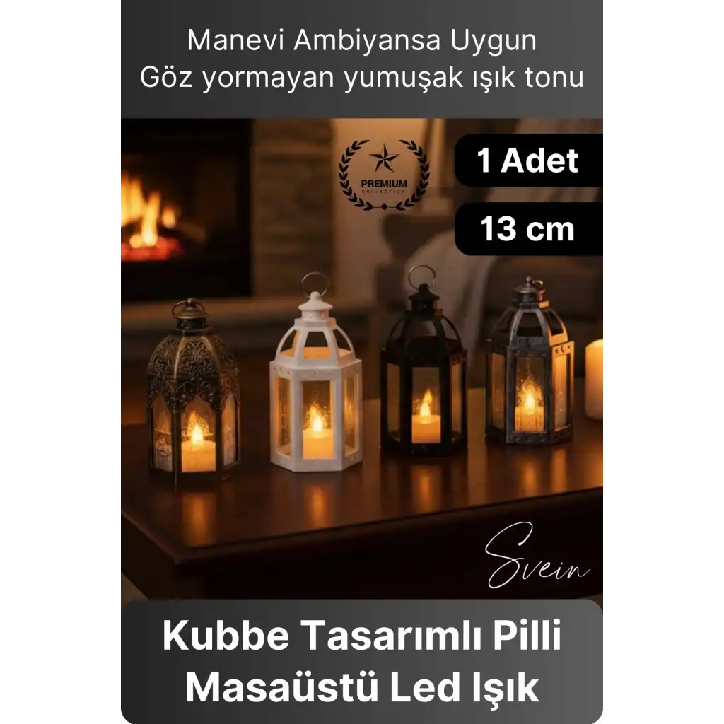 #Ramazan Asılabilir Plastik Led Işık Dekoratif Lamba Kubbe Kandil Hediyelik Süs Biblo Aydınlatma