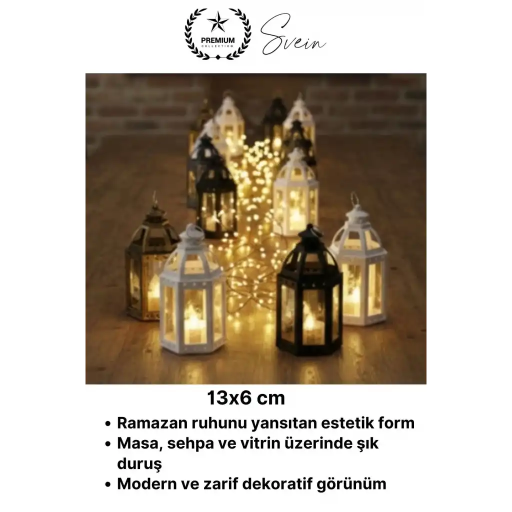 #Ramazan Asılabilir Plastik Led Işık Dekoratif Lamba Kubbe Kandil Hediyelik Süs Biblo Aydınlatma