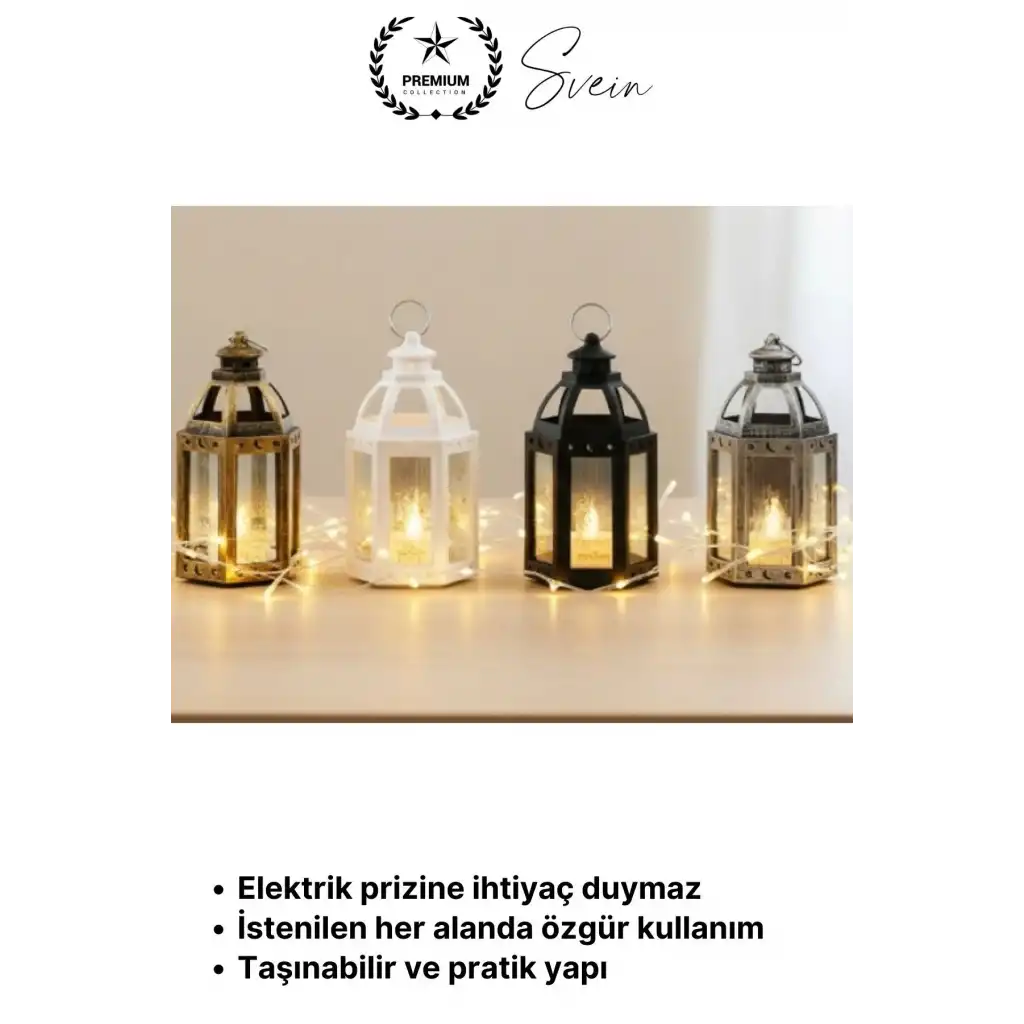 #Ramazan Asılabilir Plastik Led Işık Dekoratif Lamba Kubbe Kandil Hediyelik Süs Biblo Aydınlatma