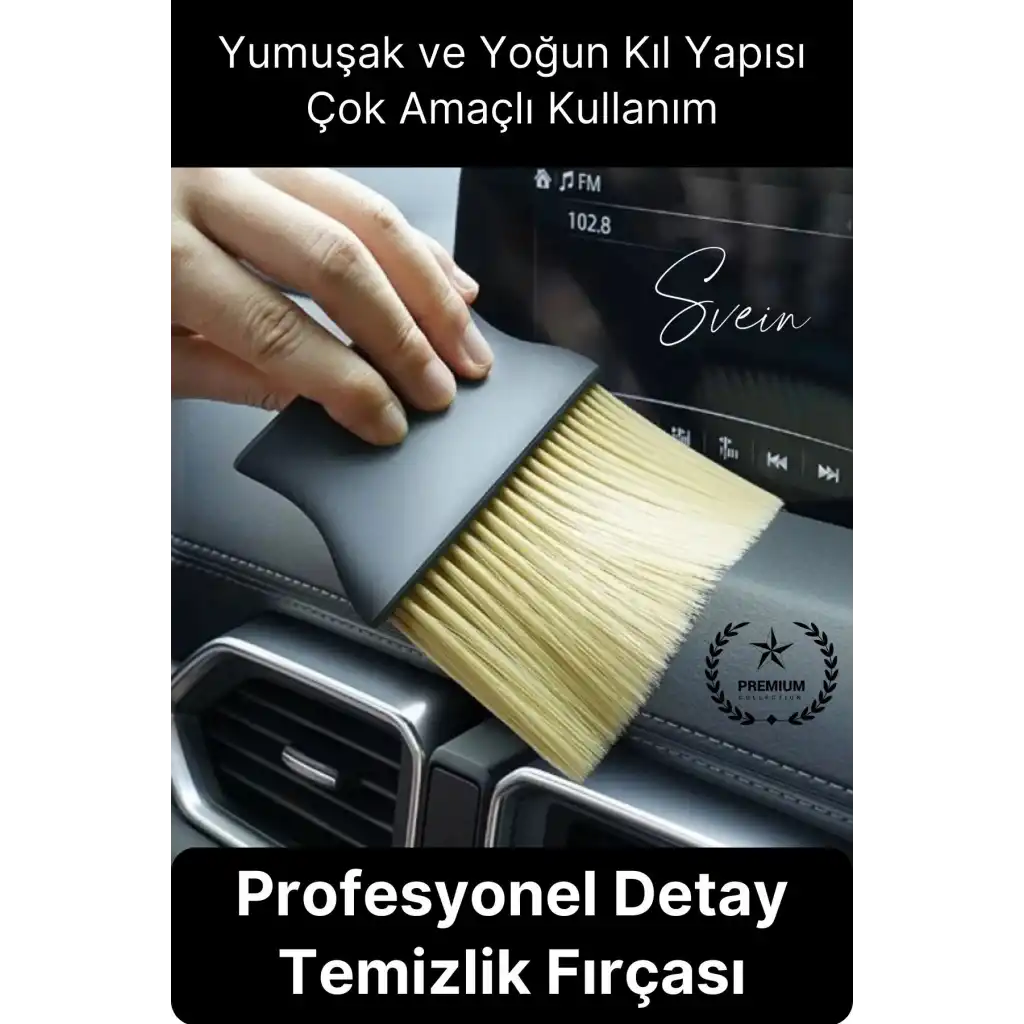 #OtoTemizlik Araba Detay Temizlik Fırçası Yumuşak Kıllı Hassas İnce Yüzey Detay Toz Araç İç Bakım