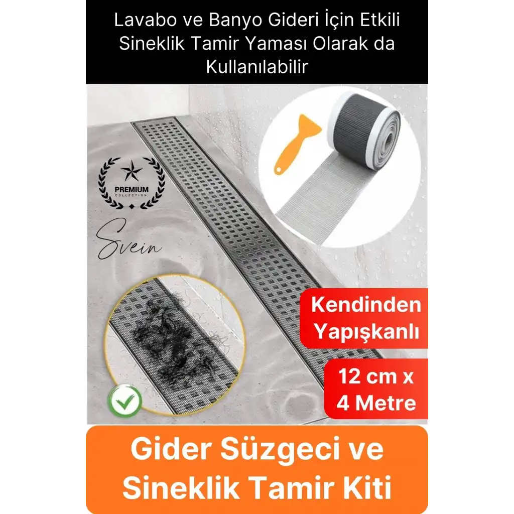 #GiderSüzgeci Banyo Lavabo Gider Süzgeci Filesi Sineklik Tamir Yaması Kiti Böcek Önleyici Yapışkanlı