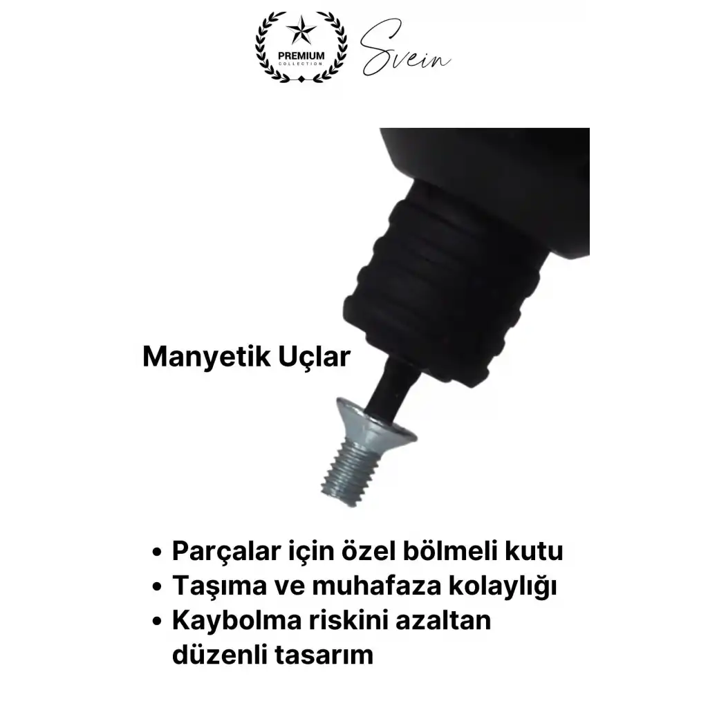 #Vidalama Rodex Manyetik Bits Uç Vidalama Çelik Tornavida Seti Kutulu 18+1 Parça 1/4 Hex Çok Amaçlı