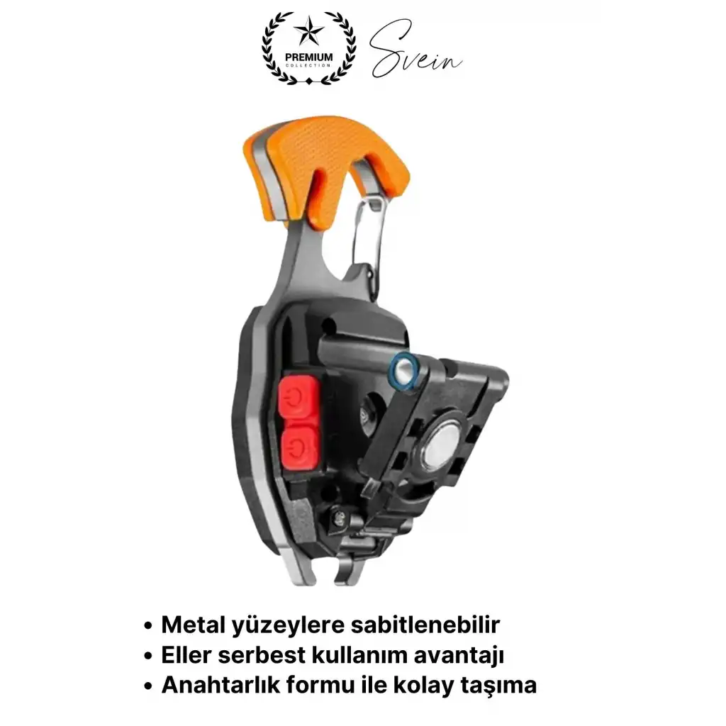 #LedLamba 500 Lümen Çok Fonksiyonlu Anahtarlık Kamp Lambası Type-C Mıknatıslı Hafif Outdoor Şarjlı