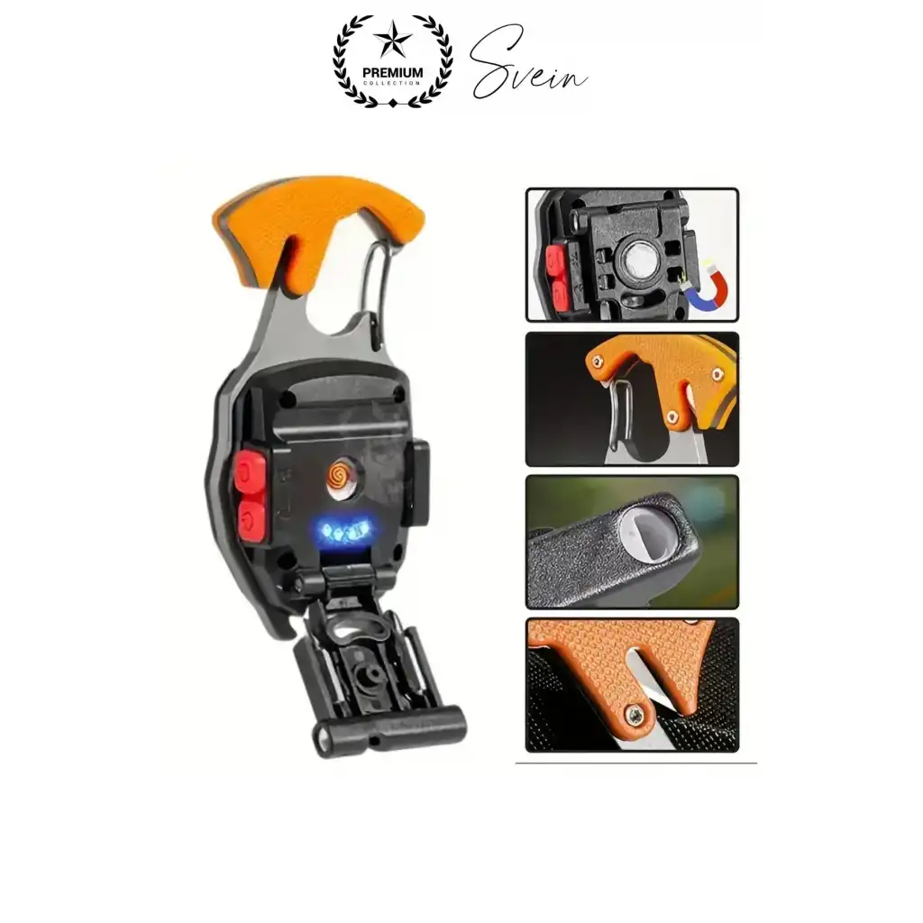 #LedLamba 500 Lümen Çok Fonksiyonlu Anahtarlık Kamp Lambası Type-C Mıknatıslı Hafif Outdoor Şarjlı