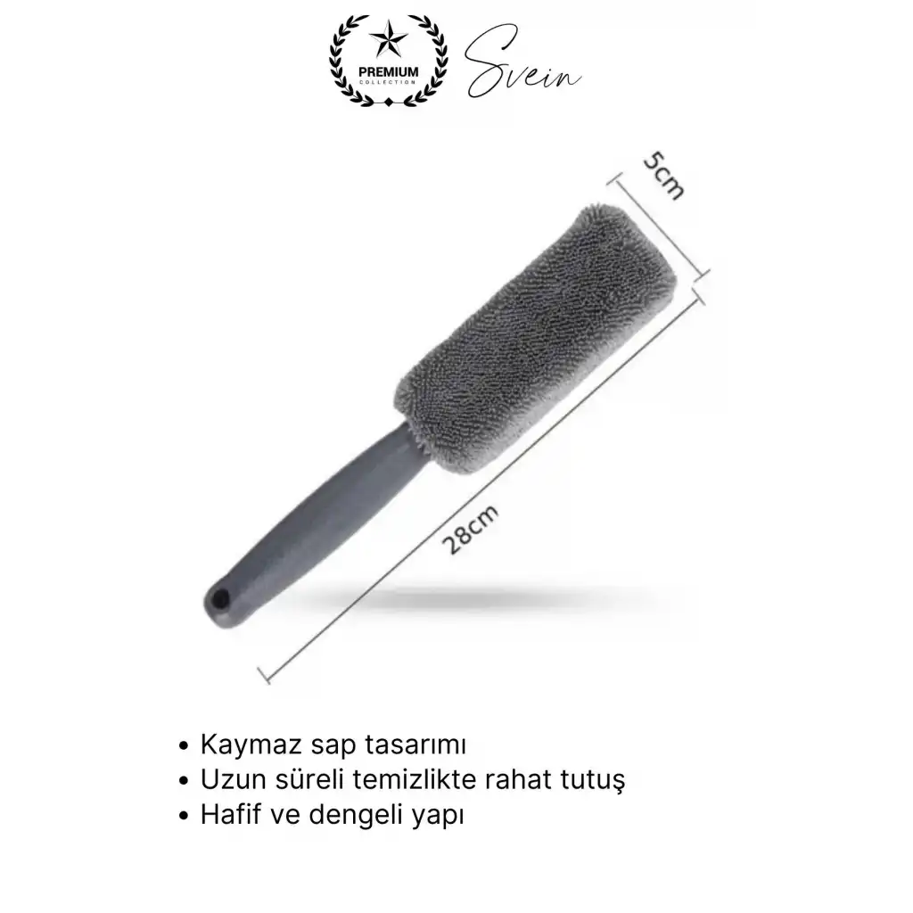 #Mikrofiber Jant Temizleme Fırçası Mikrofiber Detaylı Temizlik Çizmez Oto Lastik Yumuşak Detailing