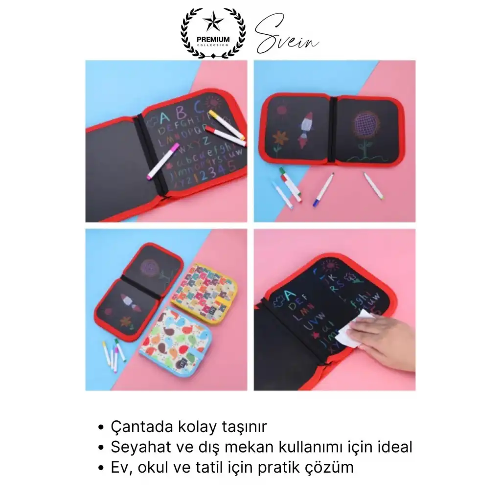 #Defter Temizlenebilir Renkli Çocuk Resim Defteri Silinebilen Boyama Kitabı Tekrar Kullanılabilir