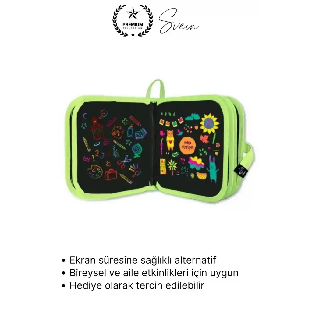#Defter Temizlenebilir Renkli Çocuk Resim Defteri Silinebilen Boyama Kitabı Tekrar Kullanılabilir
