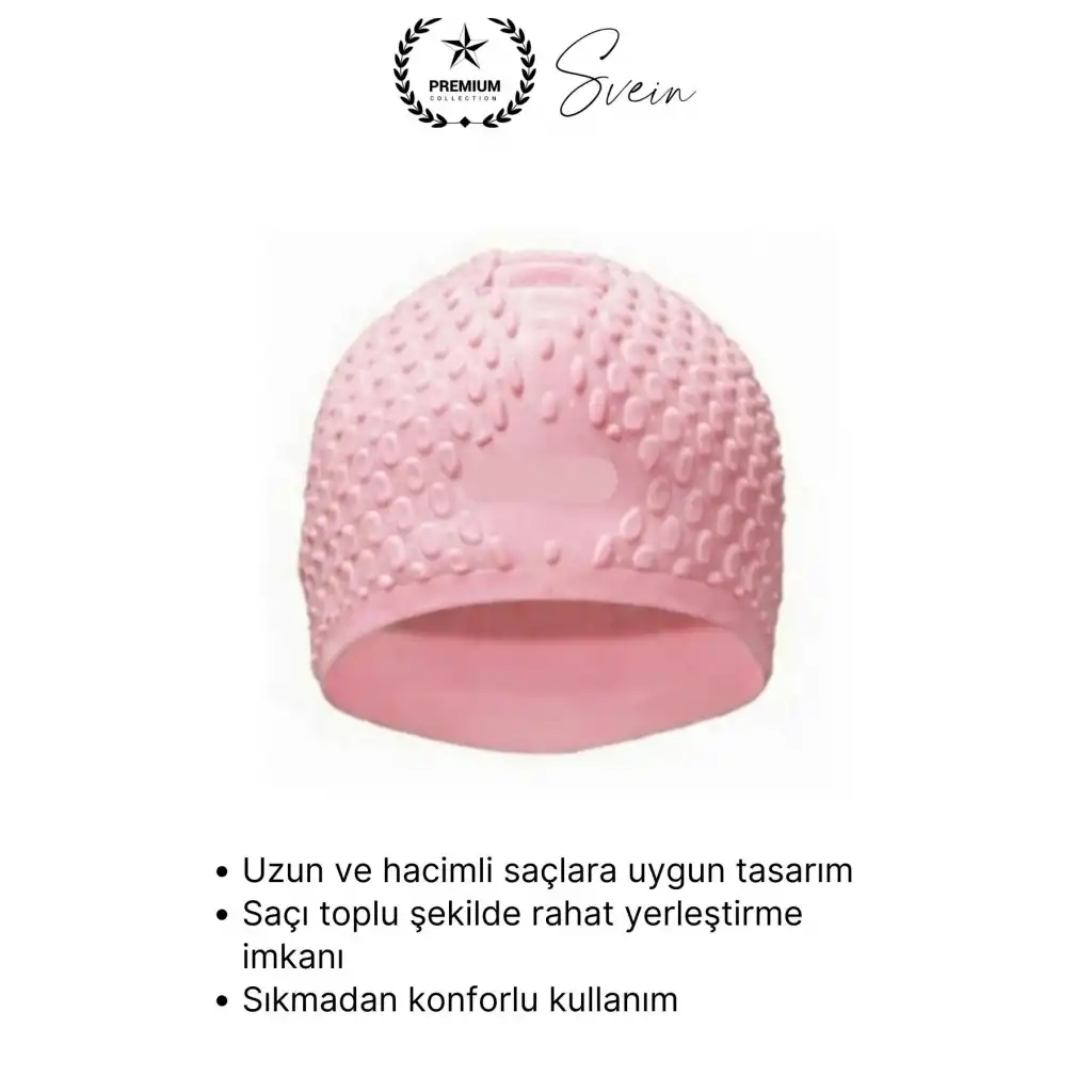 #Bone Su Geçirmez Kaymaz Silikon Yüzücü Bonesi Yüzme Şapkası Uzun Saç Yetişkin Esnek Havuz Deniz