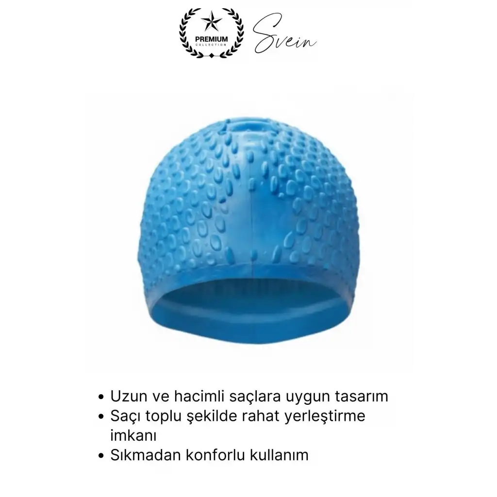 #Bone Su Geçirmez Kaymaz Silikon Yüzücü Bonesi Yüzme Şapkası Uzun Saç Yetişkin Esnek Havuz Deniz