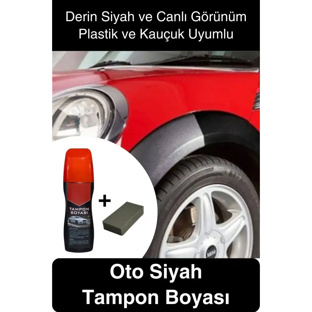 #TamponBoyası Oto Siyah Tampon Boyası Plastik ve Kauçuk Yenileyici Suya Dayanıklı Parlatıcı