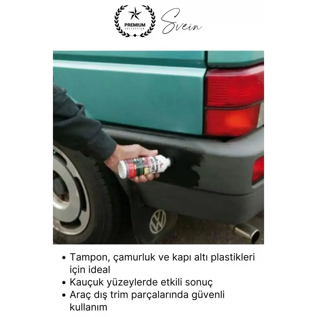 #TamponBoyası Oto Siyah Tampon Boyası Plastik ve Kauçuk Yenileyici Suya Dayanıklı Parlatıcı