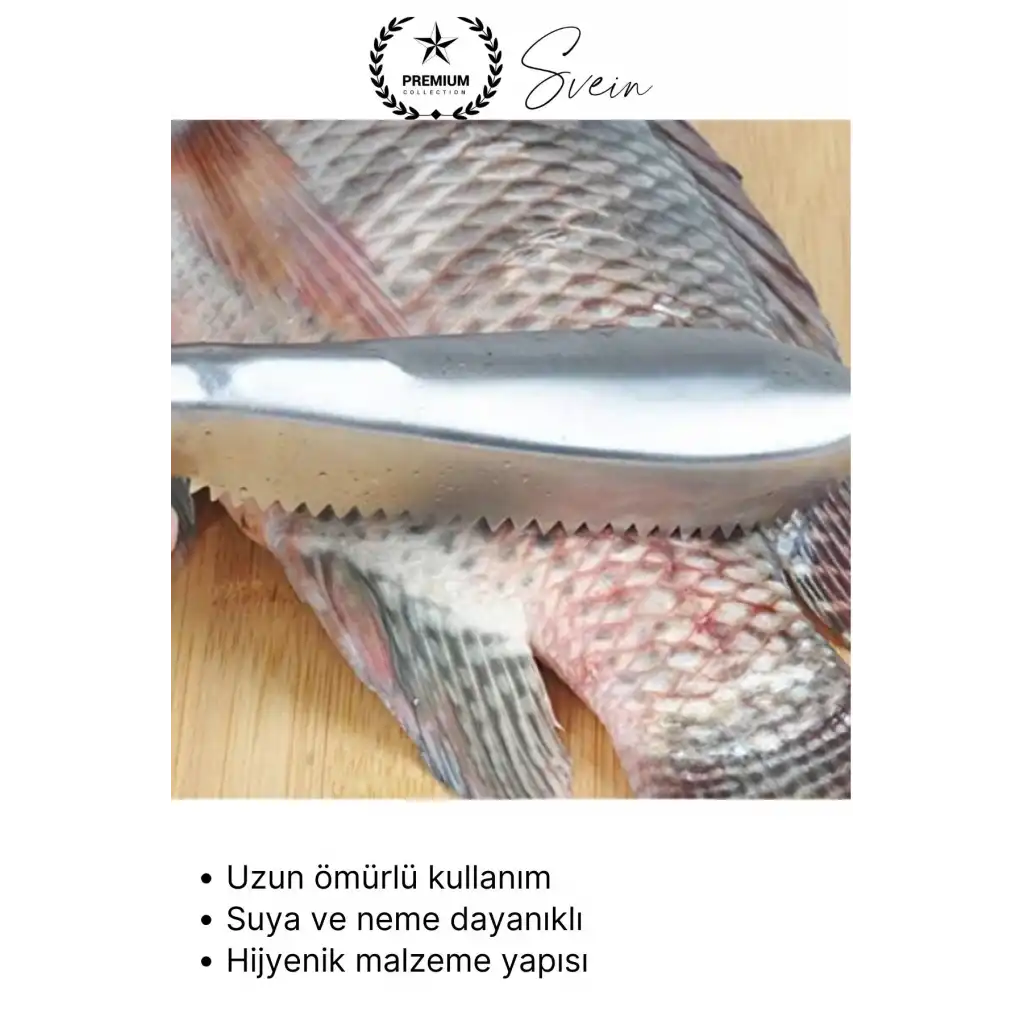 #Balık Pratik Balık Pulu Kazıyıcı El Aparatı Temizleme Aleti Paslanmaz Kolay Hızlı Hijyenik