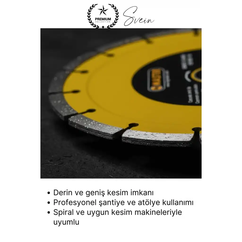 #MermerKesici 180 mm Soketli Elmas Beton Kesme Diski Profesyonel Mermer Seramik Taş Fayans Granit