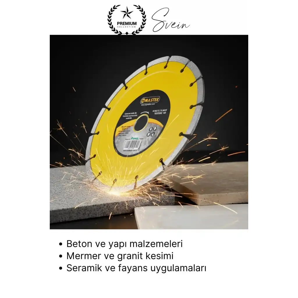 #MermerKesici 180 mm Soketli Elmas Beton Kesme Diski Profesyonel Mermer Seramik Taş Fayans Granit