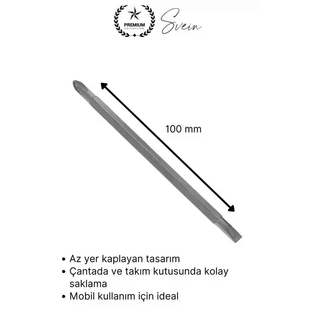 #Tornavida 2 in 1 Çift Taraflı Yıldız Düz Tornavida Kompakt 2 Fonksiyonlu Ev ve Tamir İşleri İçin