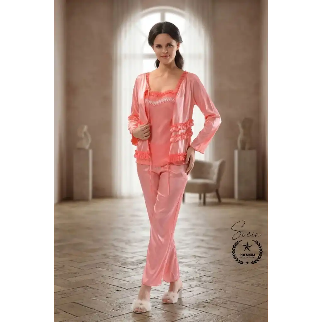 #Pijama Nar Çiçeği Kadın Pijama Takımı Rahat Ev Giyim Günlük ve Çeyizlik Nefes Alabilen Yumuşak