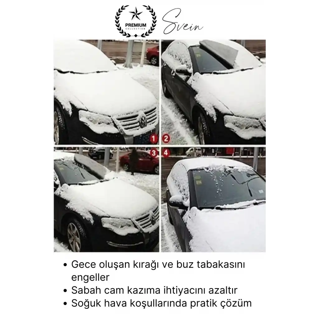 #Branda Araç Ön Cam Buzlanma Önleyici Kışlık Branda Don Koruyucu Cam Örtüsü Katlanabilir Su Geçirmez