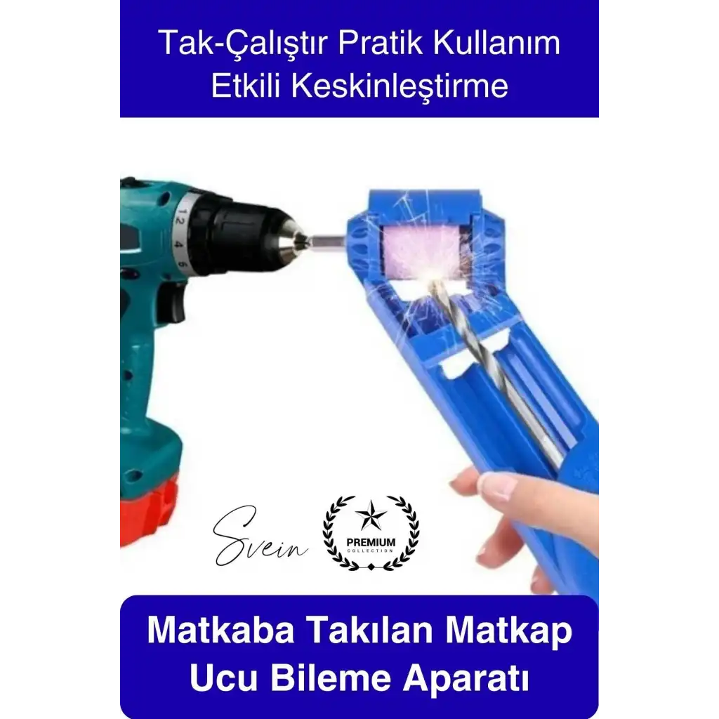 #Bileme Matkaba Takılan Matkap Ucu Bileme Aparatı Pratik Hızlı Ev ve Atölye İçin Keskinleştirme