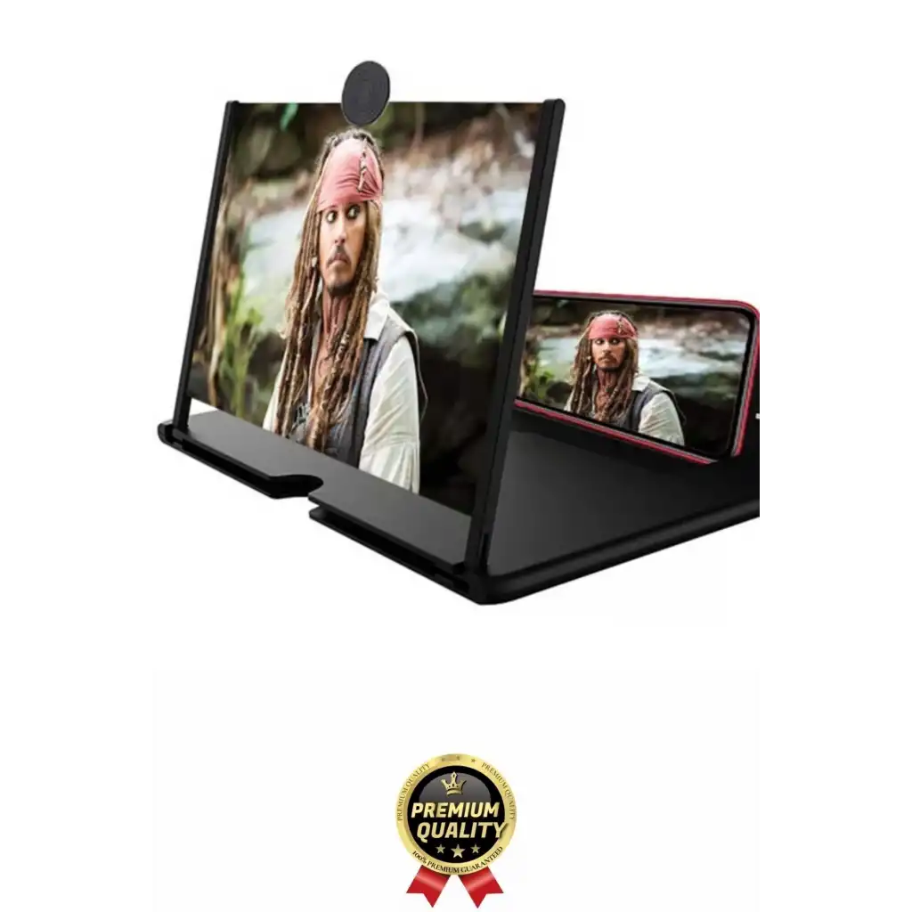 #EkranBüyüteci Katlanabilir Taşınabilir Tasarım Göz Korumalı Şeffaf Telefon 12 İnç Net Büyük Ekran