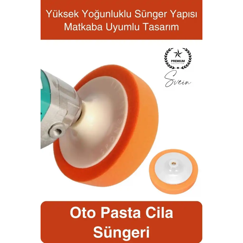 #PastaCila Oto Pasta Cila Süngeri Yüksek Yoğunluk Boya Parlatma Pedi Derin Temizlik Araç Boya Bakım