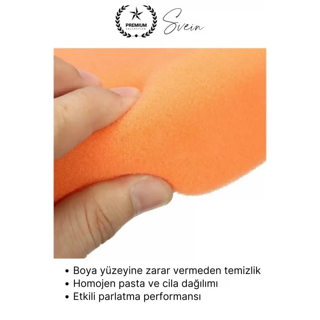 #PastaCila Oto Pasta Cila Süngeri Yüksek Yoğunluk Boya Parlatma Pedi Derin Temizlik Araç Boya Bakım