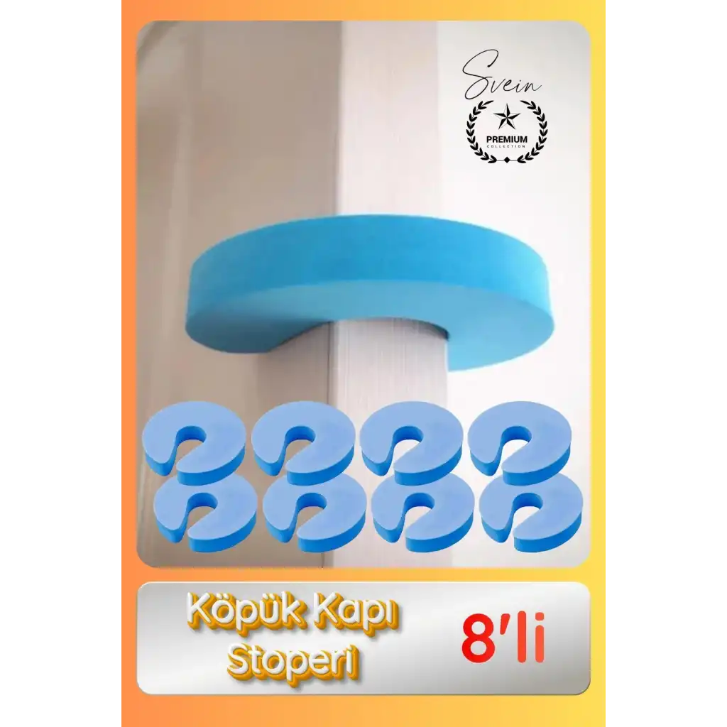 #Stoper 8li Köpük Kapı Stoperi Parmak Sıkışması Önleyici Çocuk Güvenliği Koruyucu Yumuşak Ev Kreş