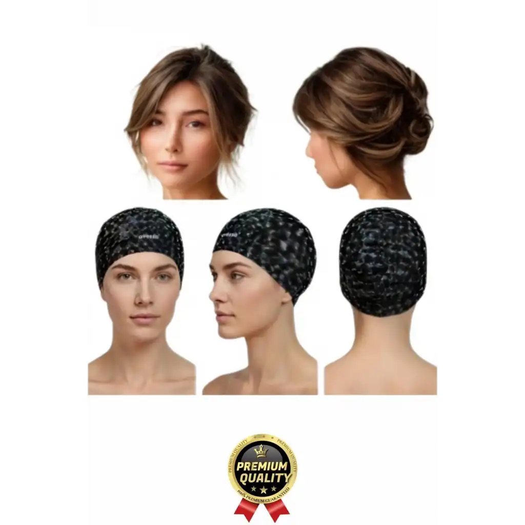 #Bone Konforlu Tasarım Su Geçirmez Kaymaz Spor Yüzücü Havuz Deniz Şapkası Elastik Bez Yüzme Bonesi