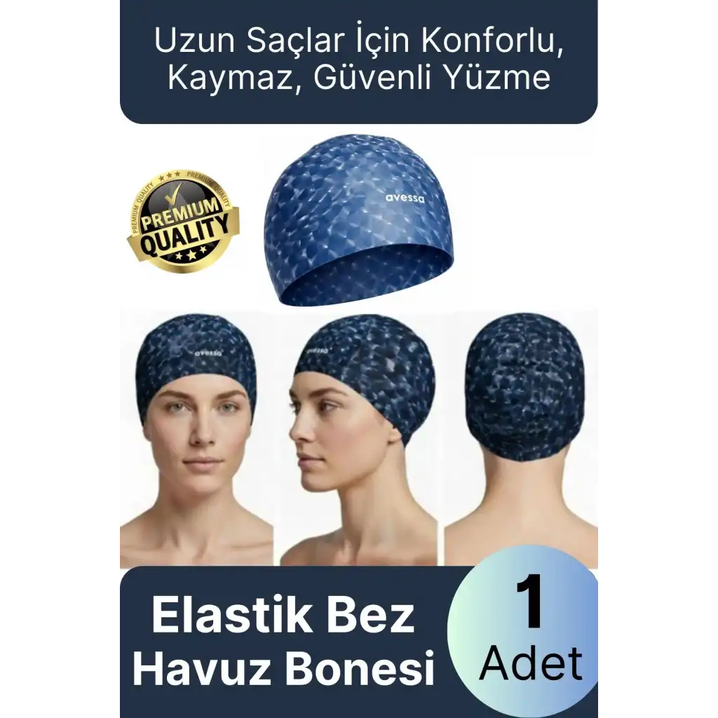 #Bone Konforlu Tasarım Su Geçirmez Kaymaz Spor Yüzücü Havuz Deniz Şapkası Elastik Bez Yüzme Bonesi