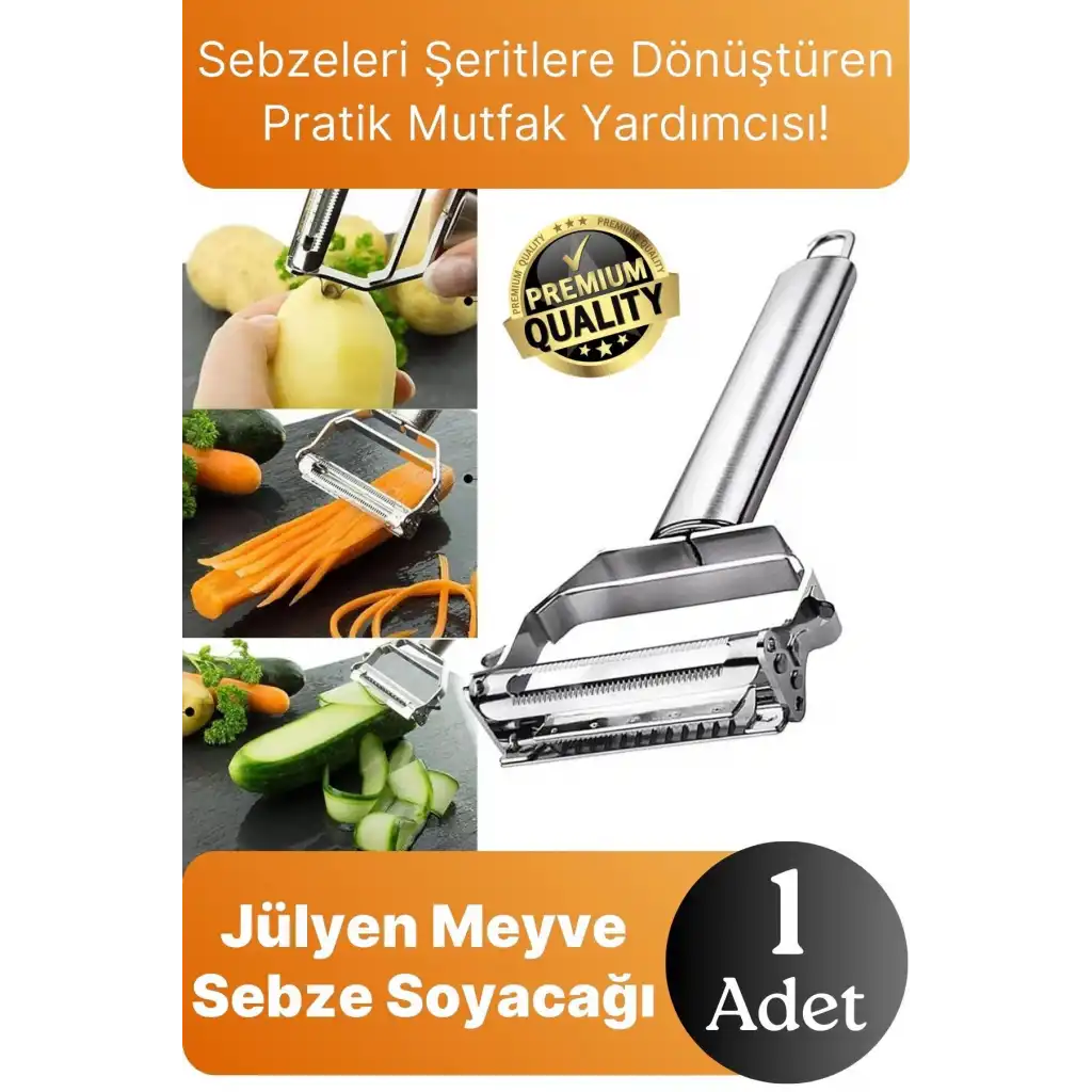 #Soyacak Çok Amaçlı Pratik Doğrama Mutfak Kullanımı Paslanmaz Çelik Jülyen Sebze Ve Meyve Soyacağı
