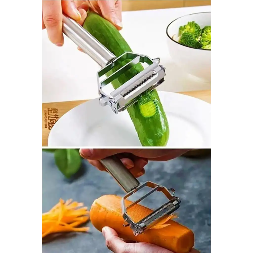 #Soyacak Çok Amaçlı Pratik Doğrama Mutfak Kullanımı Paslanmaz Çelik Jülyen Sebze Ve Meyve Soyacağı