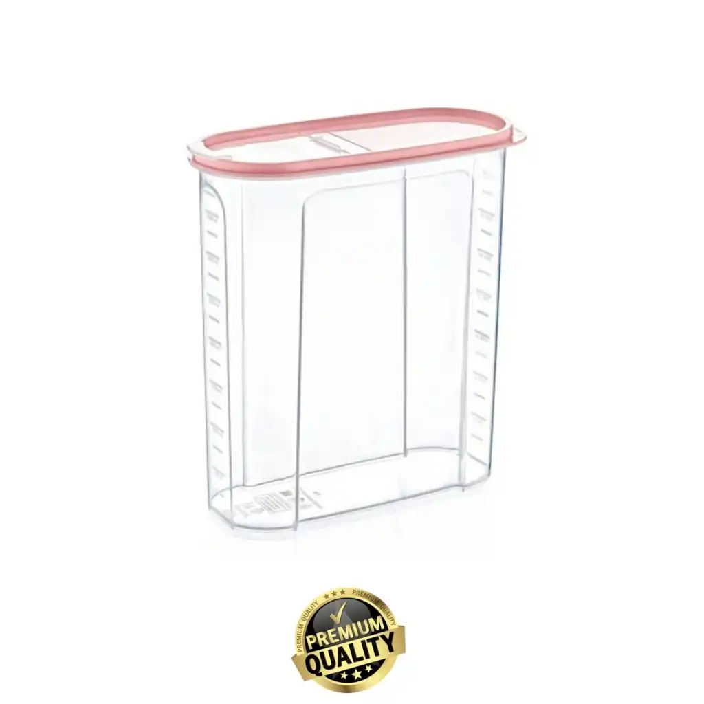 #SaklamaKabı Mutfak Düzeni Organizer Kapaklı Dayanıklı Şeffaf Kuru Gıda Erzak Saklama Kabı 4 Lt
