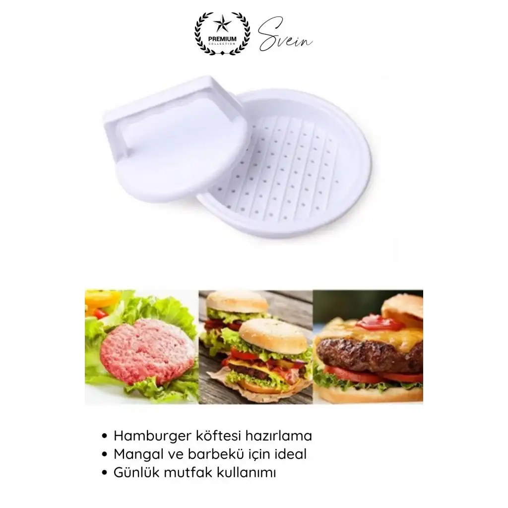#Kalıp Hamburger Köfte Presi Şekillendirici Kalıp Pratik Evde Burger Yapımı Kalıbı Aparatı Kolay