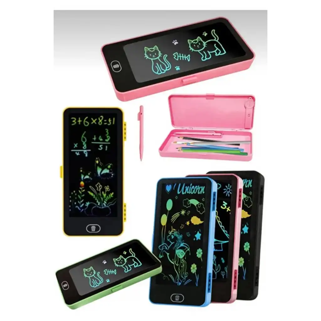 #Tablet Pratik Eğitici Eğlenceli Not Alma Yazı Tableti Özel Kalemli LCD Dokunmatik Ekranlı Kalemlik