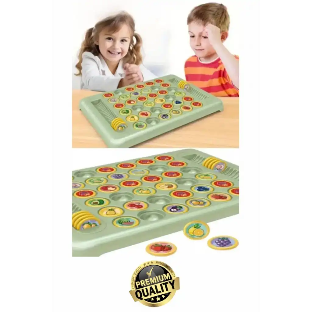 #Oyun Odaklanma Dikkat Çocuk Aile Meyve Temalı Renkli Eğitici Eğlenceli Hafıza Eşleştirme Oyunu