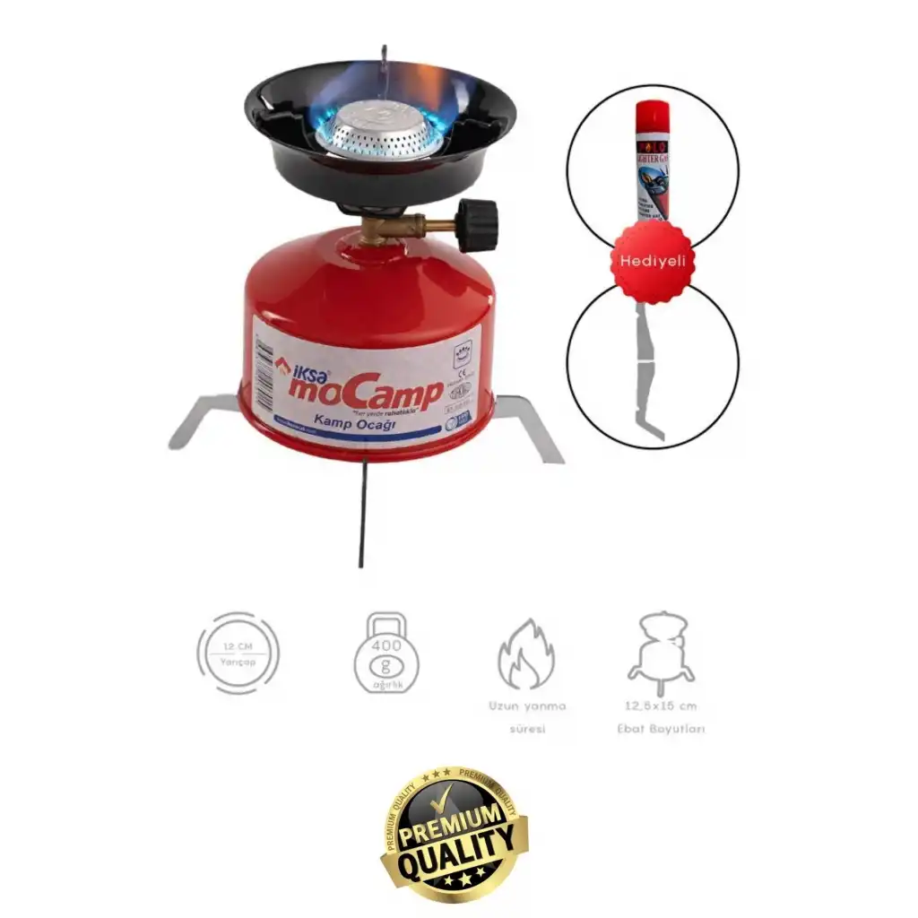 #KampOcağı Outdoor Tekrar Doldurabilir Devrilmez Ayaklı Portatif Pişirme Metal Kamp Ocağı Seti