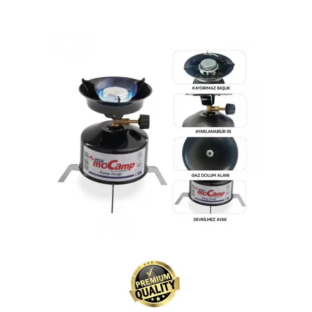 #KampOcağı Outdoor Tekrar Doldurabilir Devrilmez Ayaklı Portatif Pişirme Metal Kamp Ocağı Seti